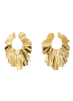 Best St. John Christina Caruso Palm Leaf Earring Gold