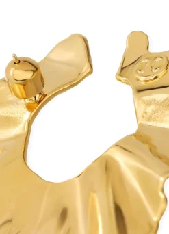 Best St. John Christina Caruso Palm Leaf Earring Gold