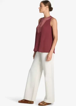 Online St. John Crepon Bib Shell Cranberry