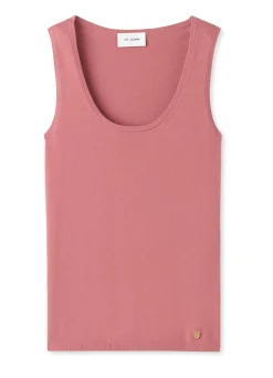 St. John Jersey Knit Tank Rouge