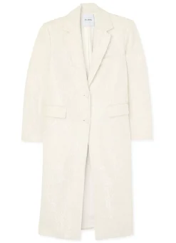 New St. John Mesh Sequin Jacket Ivory