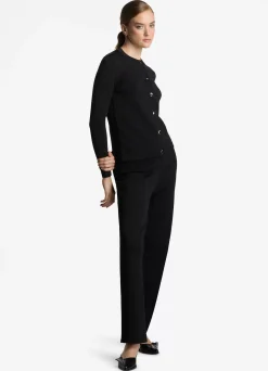 Sale St. John Santiago Knit Cardigan Black