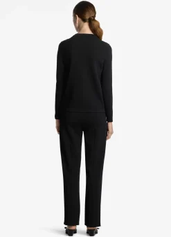 Sale St. John Santiago Knit Cardigan Black