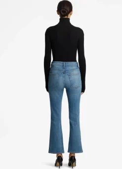 Sale St. John Silk and Wool Turtleneck Sweater Black