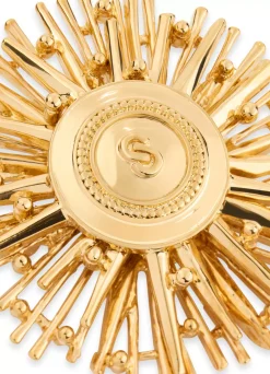Outlet St. John SJ Logo Burst Pin Gold