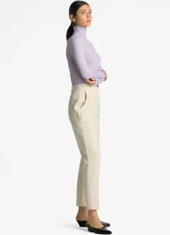 Discount St. John Solid Nuda Turtleneck Sea Green