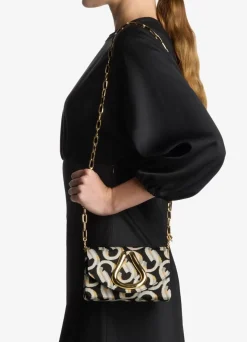 Clearance St. John Logo Loop Handbag Black Multi