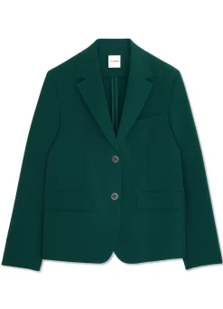 Sale St. John Stretch Cady Jacket Spruce