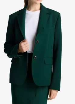 Hot St. John Stretch Cady Skirt Spruce