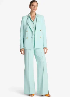 Clearance St. John Stretch Italian Knit Cady Jacket Mint