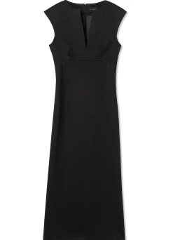 Best St. John Stretch Jersey Dress Black