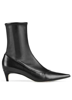 Online St. John Stretch Leather Bootie Black