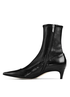 Online St. John Stretch Leather Bootie Black