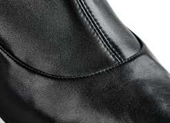 Discount St. John Stretch Leather Over-the-Knee Boot Black