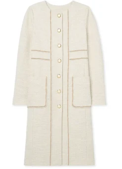 Online St. John Woven Patch Pocket Jacket Ecru