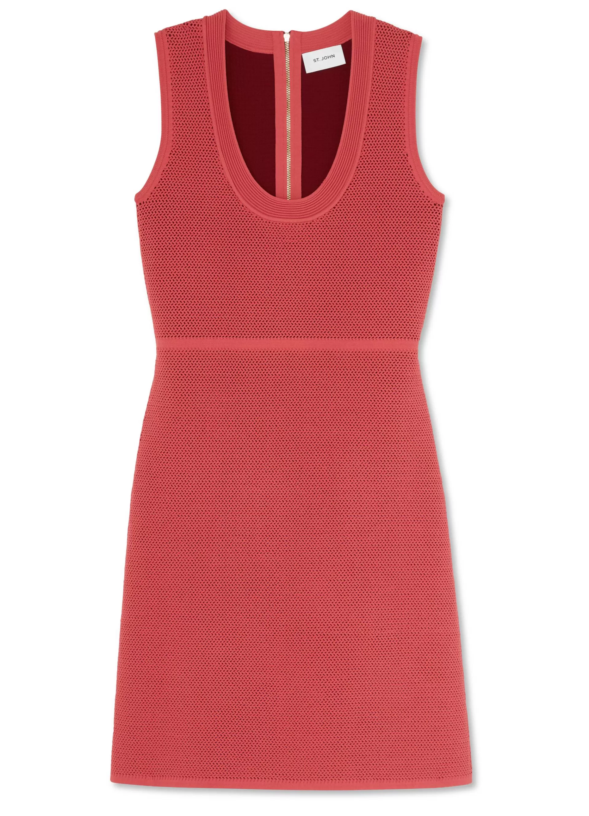 St. John Bi-Tonal Stretch Knit Dress | KNIT DRESSES | DAY DRESSES