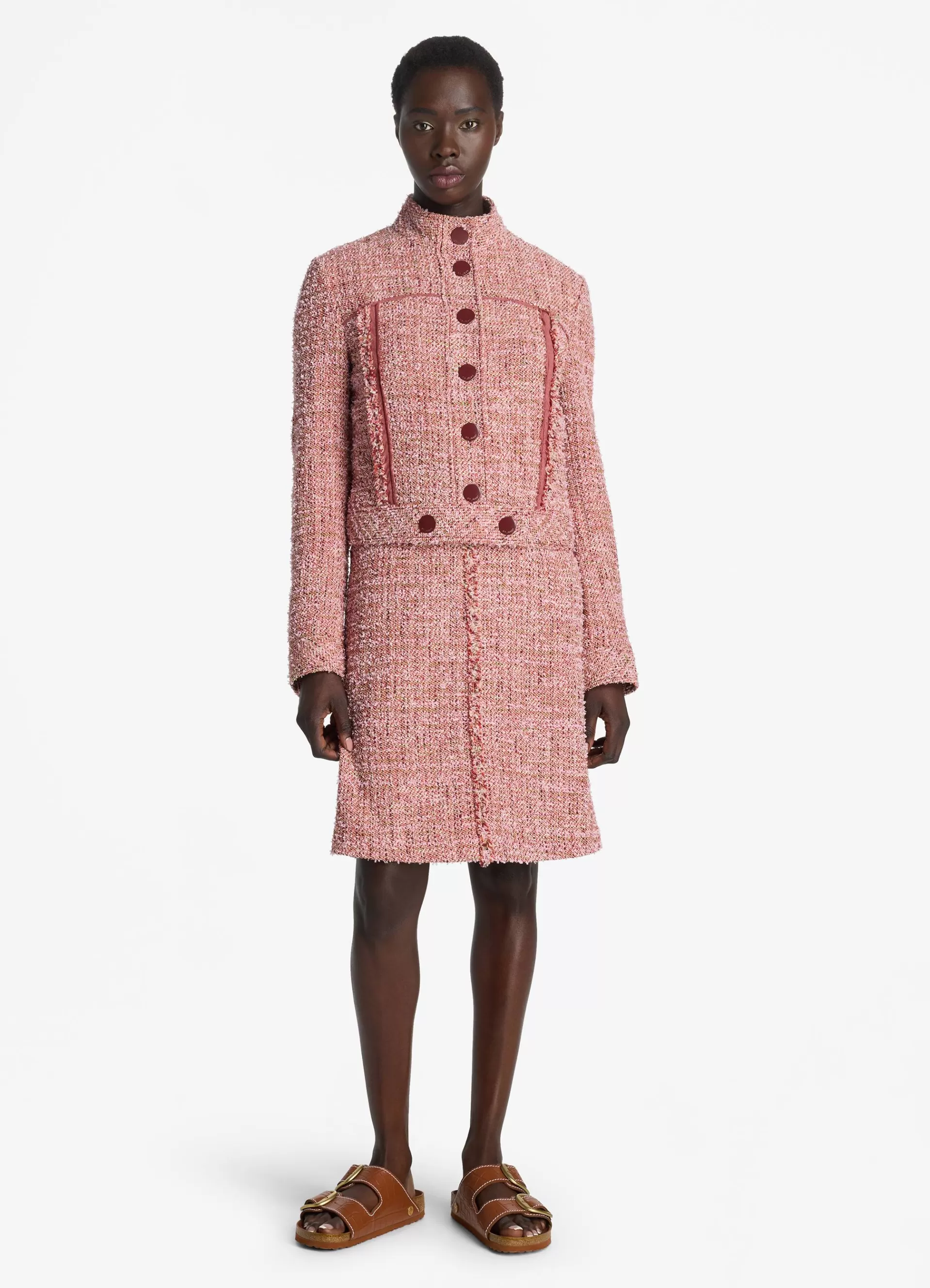 St. John Feather Weight Multicolor Eyelash Tweed Jacket | TWEED JACKETS | COORDINATING SETS