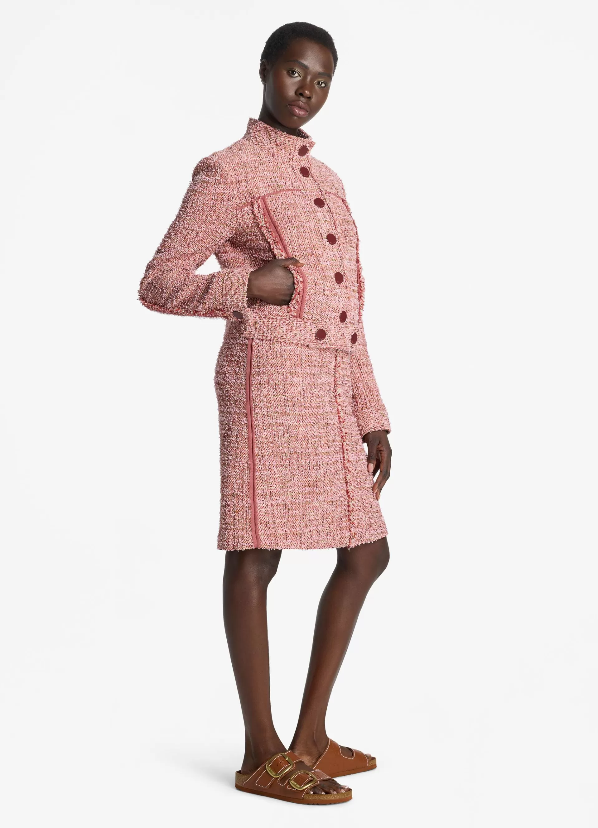 St. John Feather Weight Multicolor Eyelash Tweed Jacket | TWEED JACKETS | COORDINATING SETS