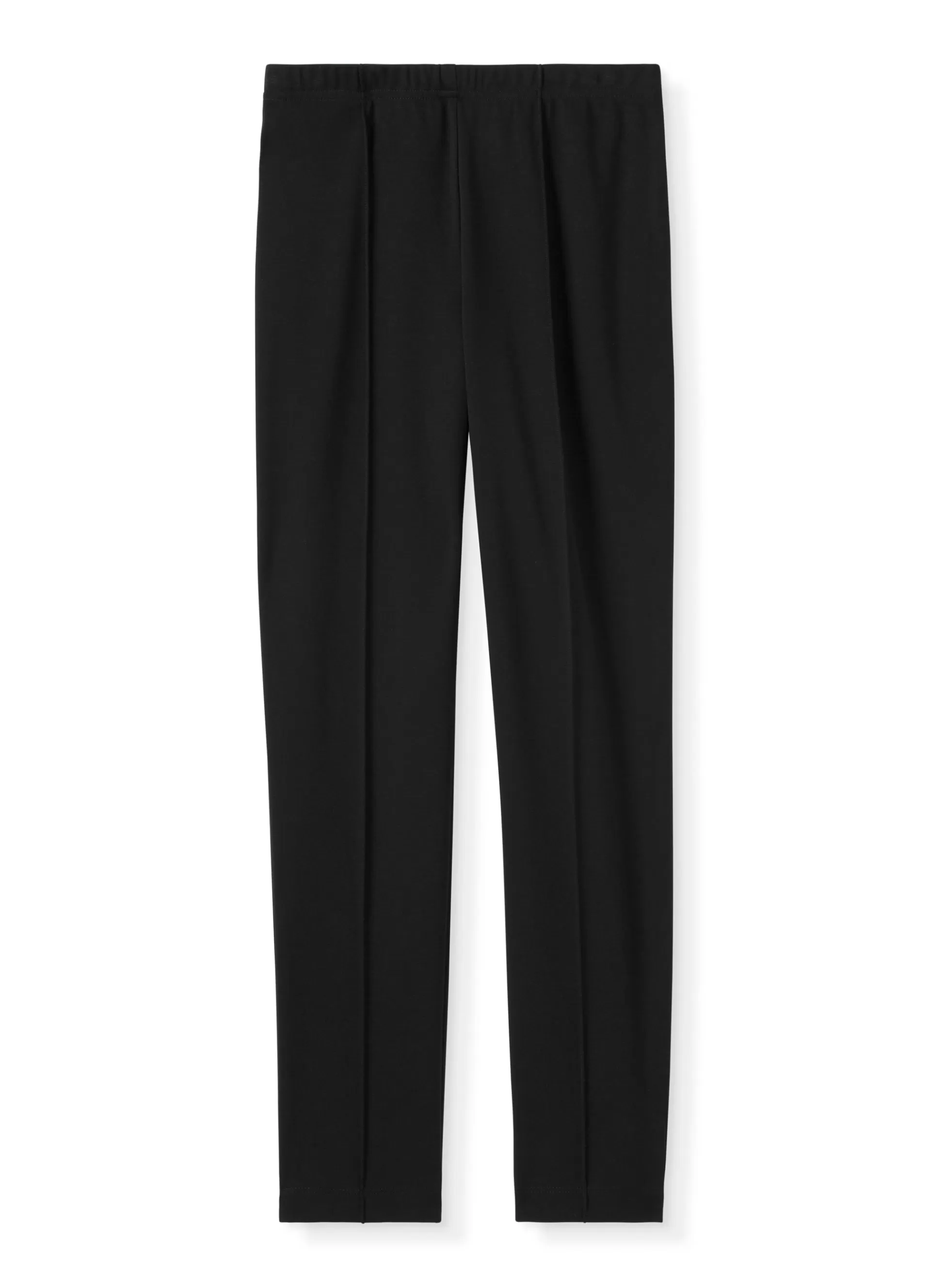 St. John Ponte Cropped Pull-On Pant With Pintuck | PANTS