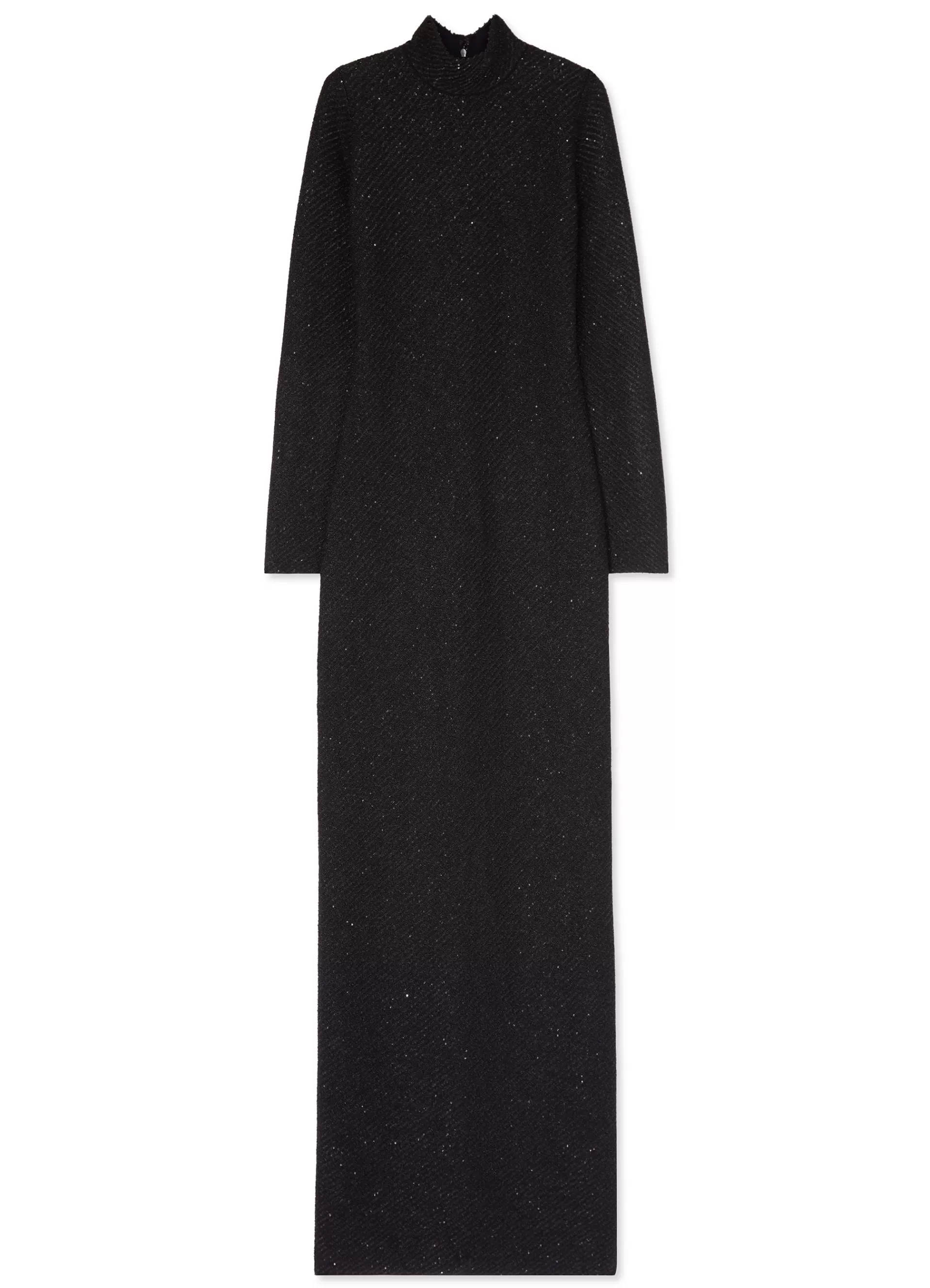 St. John Sequin Twill Knit Turtleneck Gown | EVENING WEAR | DRESSES