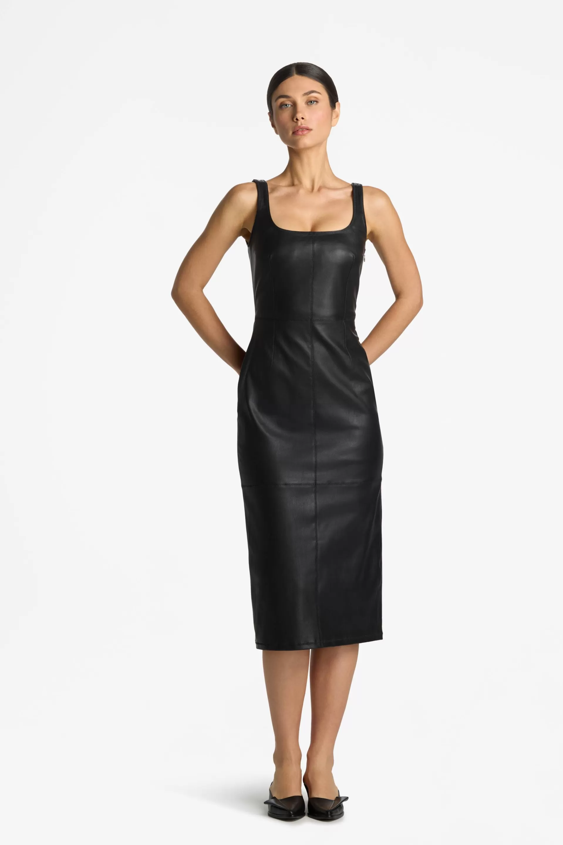 St. John Stretch Nappa Leather Dress | COCKTAIL & PARTY | COORDINATING SETS