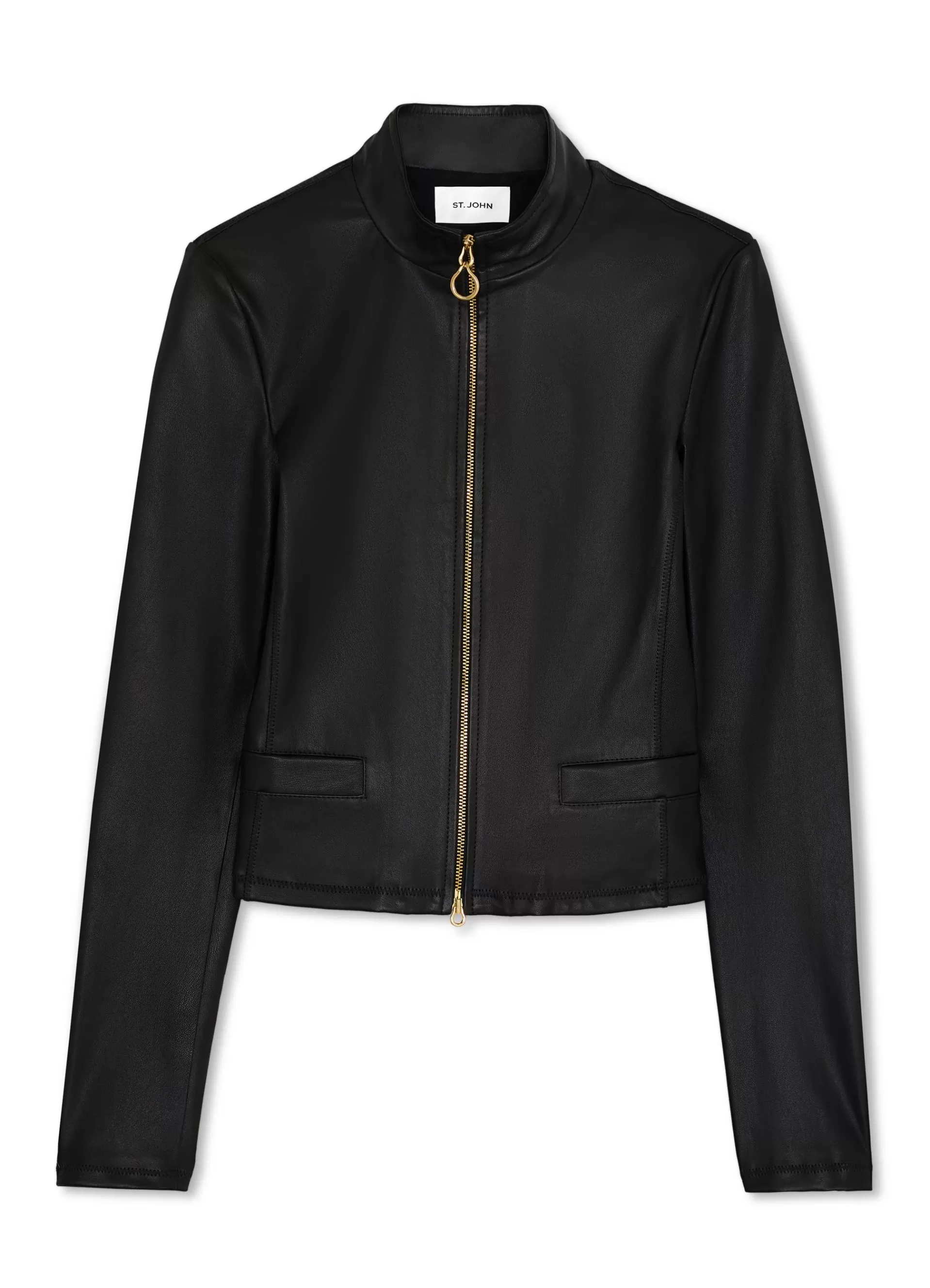 St. John Stretch Nappa Leather Jacket | COORDINATING SETS | JACKETS