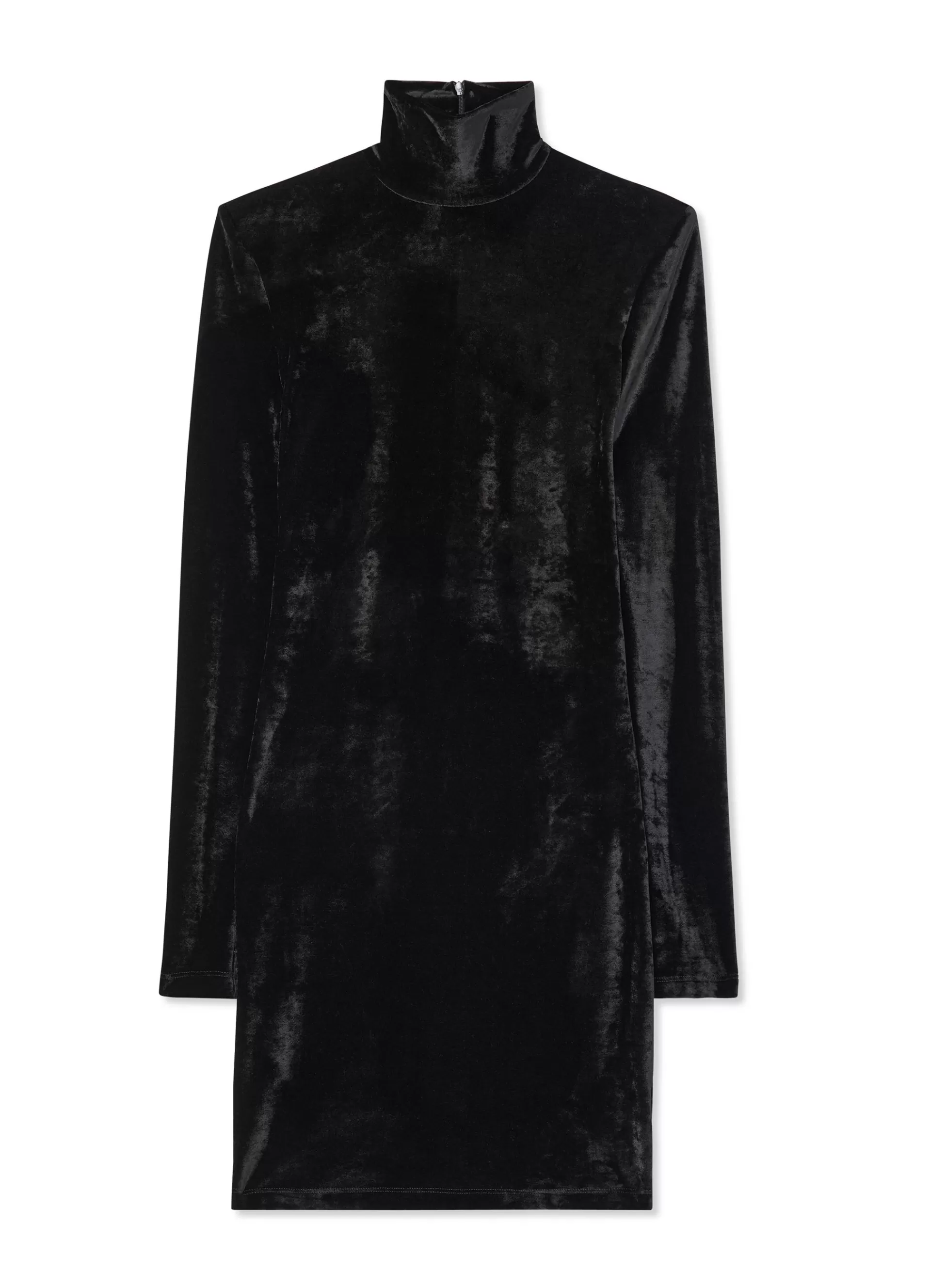 St. John Stretch Velour Turtleneck Dress | EVENING WEAR | DRESSES