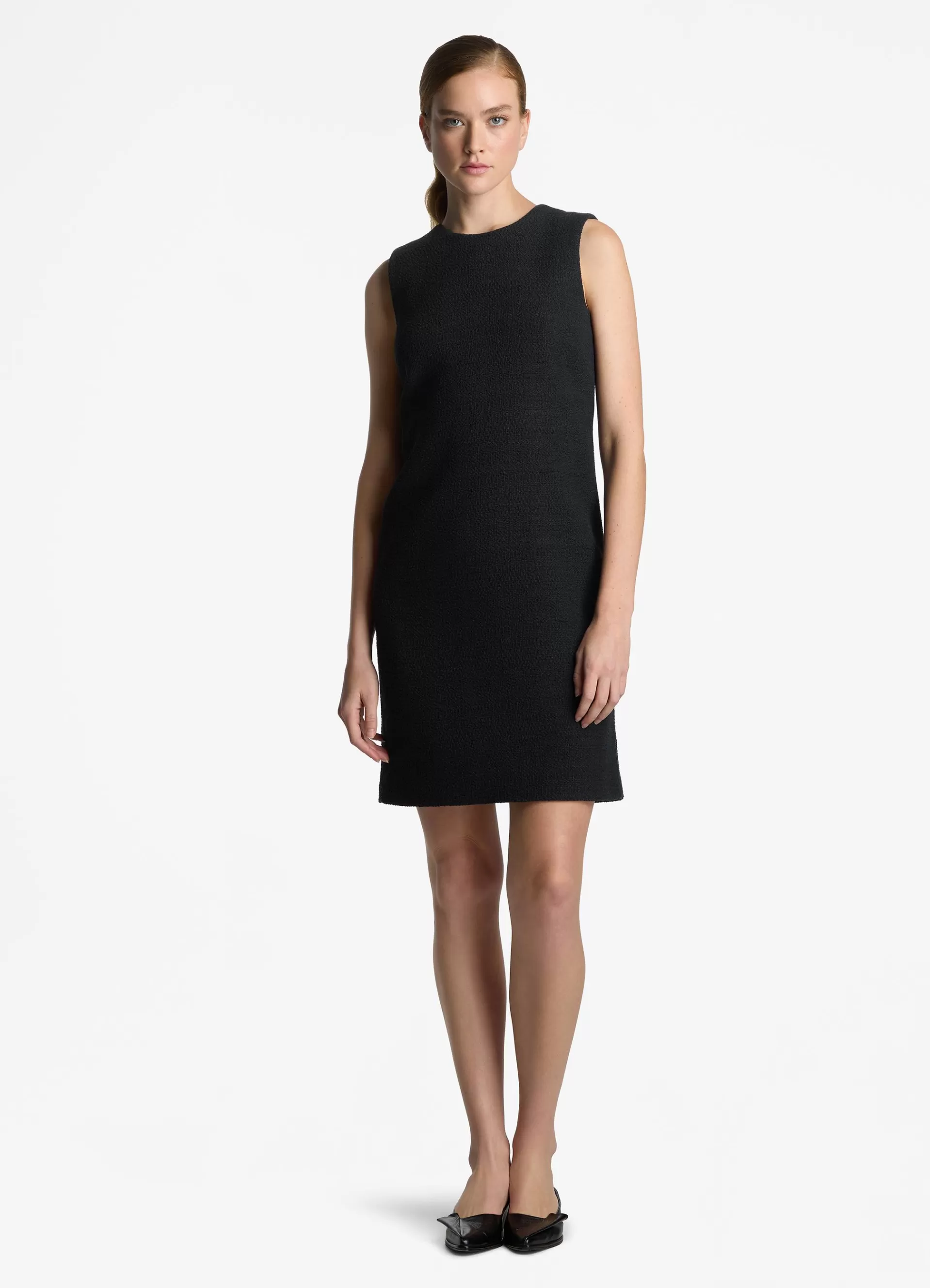 St. John Textured Tweed Shift Dress | DRESSES | WORKWEAR DRESSES